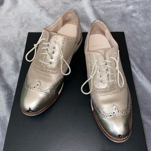 COLE HAAN ~ Soft Gold Metallic Leather ⚡️